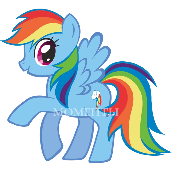 Шар из фольги "My Little Pony, Радуга Дэш" 68 см