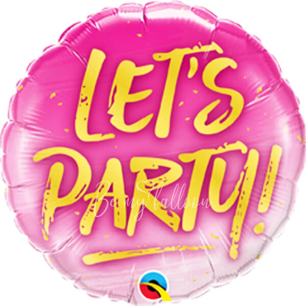 -50% Шар из фольги "Lets Party" 40 см